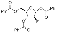 2-Deoxy-2-fluoro-1,3,5-tri-O-benzoyl-alpha-D-arabinofuranose