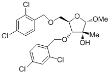 3,5-Bis-O-(2,4-dichlorophenylmethyl)-2-C-methyl-1-O-methyl-alpha-D-ribofuranose