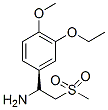 (S)-1-(3-Ethoxy-4-methoxyphenyl)-2-(methylsulfonyl)ethan-1-amine