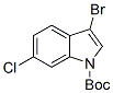 N-Boc-3-bromo-6-chloroindole